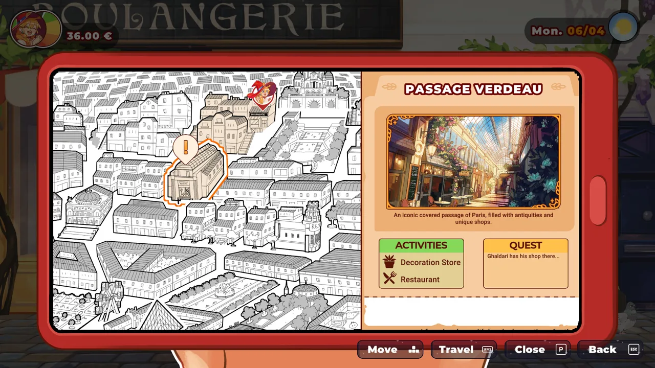 The Witch's Bakery — Move Between Paris, Recipes, and Nighttime Activities